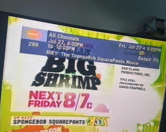 2007 Nickelodeon SpongeBob SquarePants Movie VCR Recording OG Commercials - Lost Media Broadcast DVD Blank