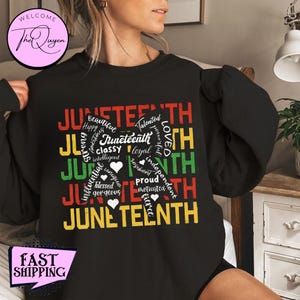 Comfort Colors® Juneteenth Since 1865 Shirt, Freeish Shirt, Coquette Shirt, Black Power, Breaking Every Chain, Black Freedom, Afro American