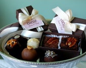 Double Cake Truffle and Brownie Favor Boxes
