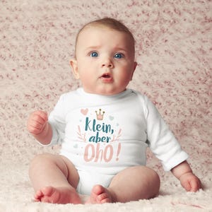 Grappige babyromper: Klein Aber Oho, unisex katoenen outfit