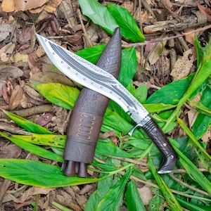 Authentic Gurkha Khukuri with Unique Handmade Design | 11.5 Inch Hand Forged Kukri Knife | Gift For Him
