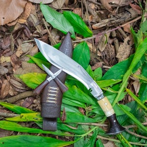 10 Inch Himalaya Forged Full Tang Gurkha Kukri Knife | Handmade Gurkha Khukuri | Christmas Gift For Him