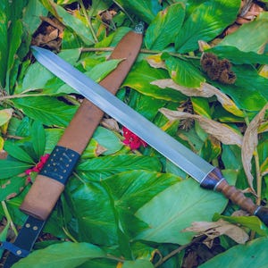 26 Inch Strong Hand Forged Viking Sword Knife | Carbon Steel Blade Tactical Hunting Sword | Ready To Use
