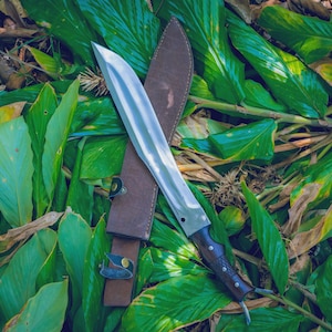 15 Inches Long Blade Book of Eli Tactical Machete, Survival Eli Kukri Knife, Hand Forged Hunting Knife, Ready To Use, Gift For Him