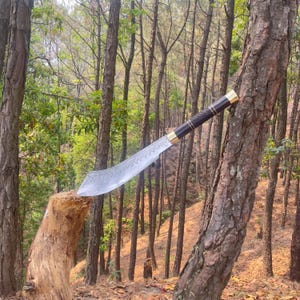 Handmade 5160 Carbon Steal 15.5 Inch Machete Knife
