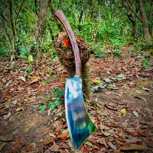 16.5 Inch Hand Forged Villagers Using Axe | Ready To Use | Handmade Axe
