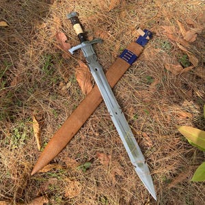 28 Inch Carbon Steel Custom Made Hand Forged Sword | Gift For Him