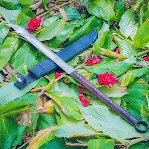 20 Inch Viking Full Tang Carbon Steel Survival Machete | A Modern Masterpiece of Strength and Precision| Balanced and tempered excellence