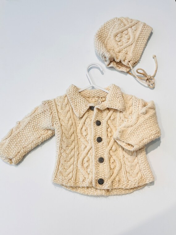 Hand made children Fair Isle Sweater set toddler b
