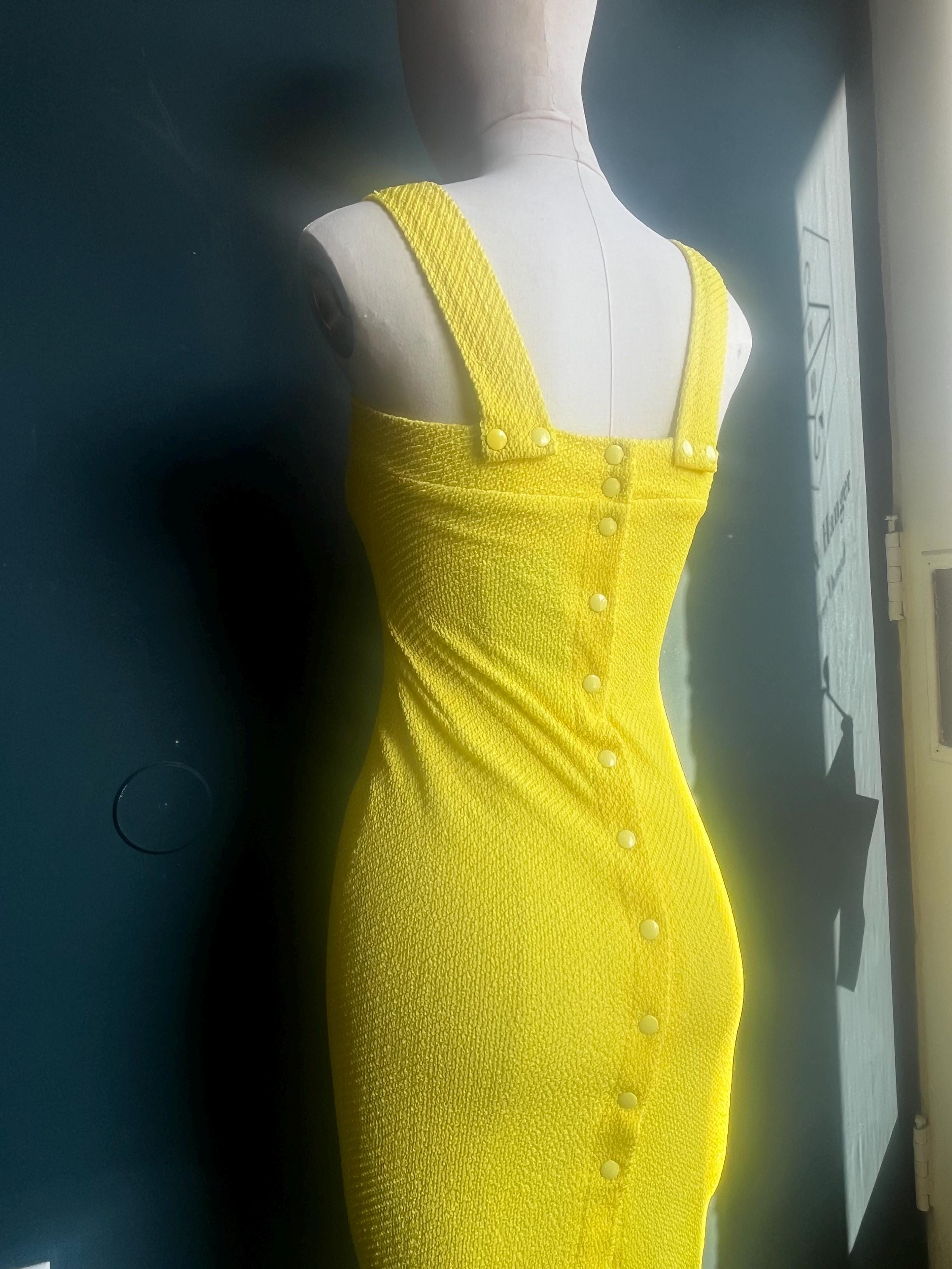 Tight Yellow Dress - Etsy Tight Yellow Dress - Etsy