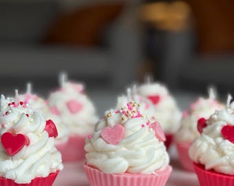 Cupcake Candle | Birthday Gift Candle | Food Candle | Birthday Gift | Aesthetic Home Decor | Cupcake Love Candle | Birthday Favor