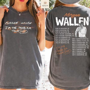 Morgan Wallen Shirt, Morgan Wallen Tee, I&#39;m The Problem Shirt, Vintage Wallen Shirt, Wallen Western Gift, Concert Shirt, Cowboy Shirt