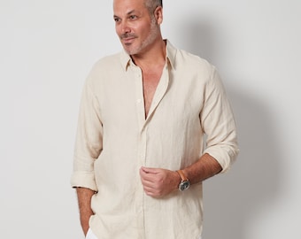 Desert Men's Linen Shirt
