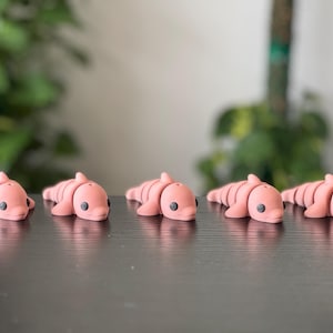 3D Printed Baby Dolphin – Ocean Animal Toy | Optional Keychain