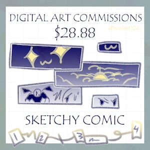 Sketchy Comic - Digital Art Commissions [OPEN]