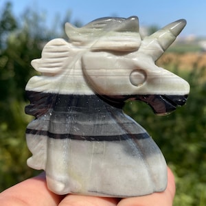 2.2&quot; Natural Taiji Stone,quartz Crystal,Crystal unicorn,Taiji Stone unicorn specimen,Home Decoration 1pc