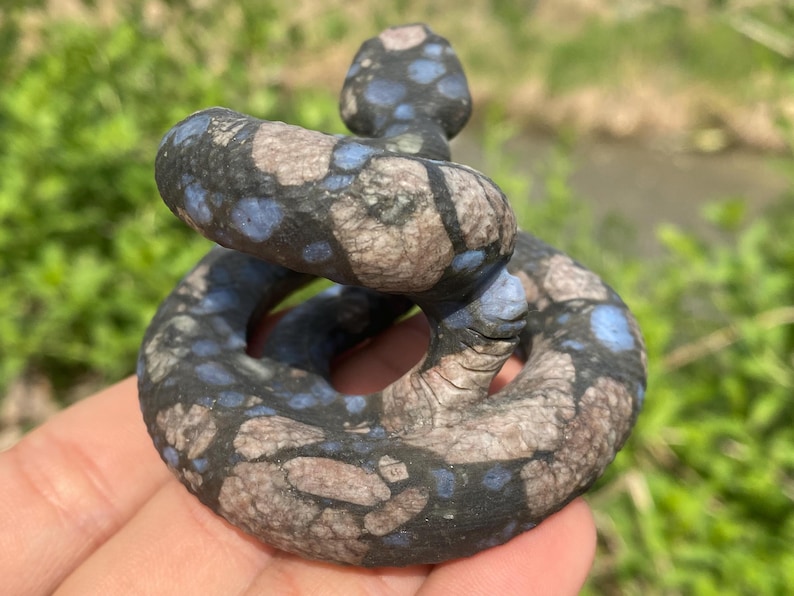 Crystal Snake Specimen: Natural Flash Point Stone Quartz, Home Decor - Etsy