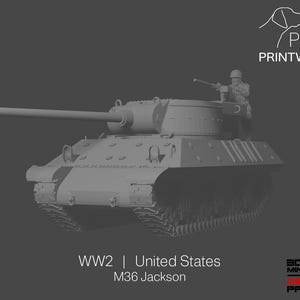 WW2 アメリカ - M36 ジャクソンセット - 28 mm - 1/56 スケール - ボルトアクション - チェーンオブコマンド - ウォーゲーミングミニチュア - レジンプリント - 未塗装