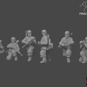 WW2 Germany - Panzerfaust Set - 28mm - 1/56 scale - Bolt Action - Chain of Command - Wargaming Miniatures - Resin Print - Unpainted
