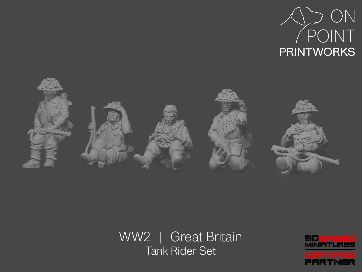 Maquette model, 1/35 resin figure Alpine, British Tanker soldier X2