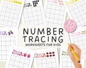 Worksheets For Preschoolers Number Tracing Printable Learning Pack Activities For Kids Educational Printables For Preschool Teachers