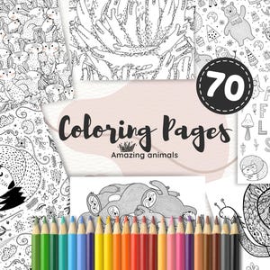 Animal Coloring Pages for Kids Printable Magical Creature Coloring Sheets for Children Coloring Activities for Early Learners Coloring Pages
