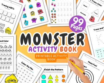 Preschool Activity Book for Kids Printable Kindergarten Worksheets Educational Workbook for Toddlers  Learning Pages For Early Learners