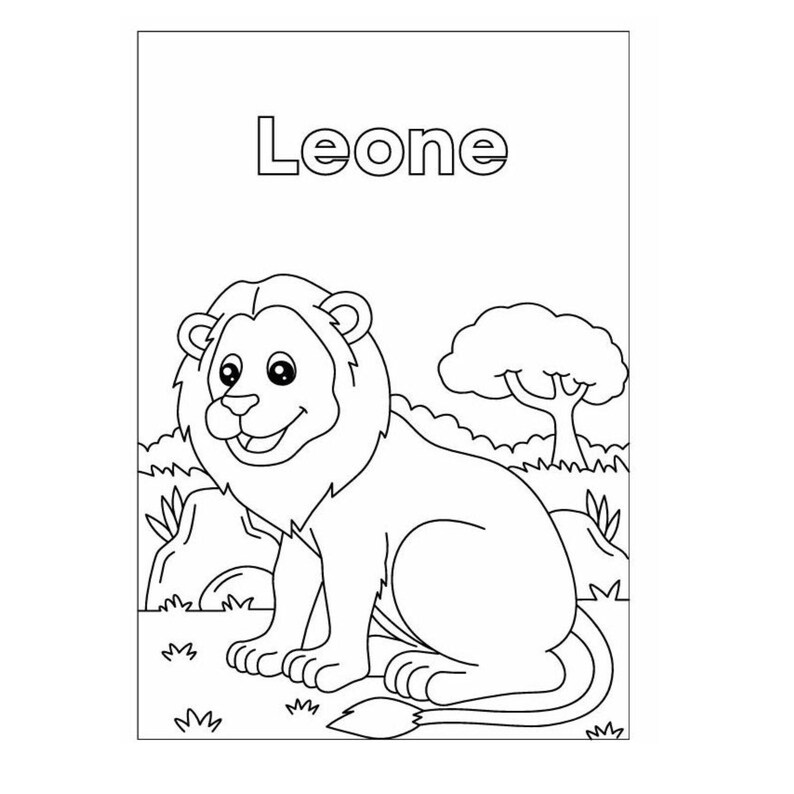 Animal Coloring Pages for Kids Printable | 50 Fun Designs PDF | Farm ...