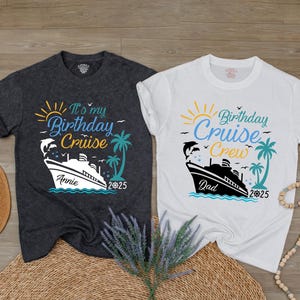 It&#39;s My Birthday Cruise Shirt,Birthday Cruise Crew Shirts,Birthday Cruise 2025,Bday Cruise Party Shirts,Womens Birthday,Family Cruise Bday