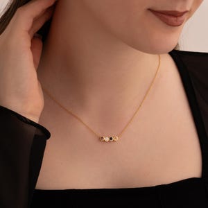 Benutzerdefinierte mehrere Birthstone Halskette Mütter Halskette Mom Schmuck Familie Halskette Familie Birthstone Halskette Familie Birthstone Halskette