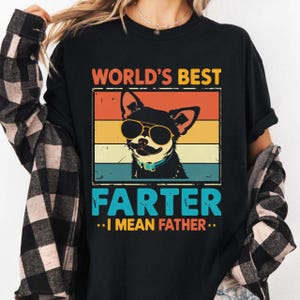 World&#39;s Best Farter I Mean Father PNG, Funny Father&#39;s Day Dad Design, Vintage Dad Humor PNG, Retro Father&#39;s Day Gift, Dog Dad PNG
