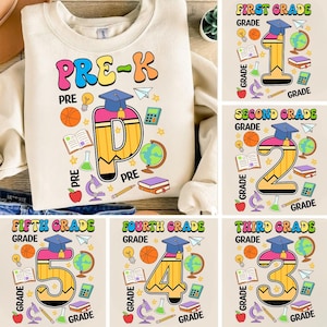 Preppy Back To School Bundle Png, T Shirt Bundle PNG, First Day Of School Shirt, Coquette Teacher Png Shirt, Girl Shirt Sublimation Designs