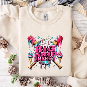 Big Drip Energy Baseball Drip Ice Cream Sprinkles png,|Drippy Base Ball Mom|baseballmama|Big Drip Energy|Dripping glove Drips, Only Png File