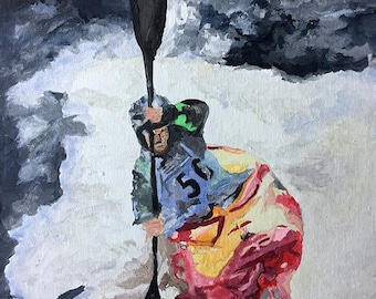Torrid River - Kayaking Sports Print