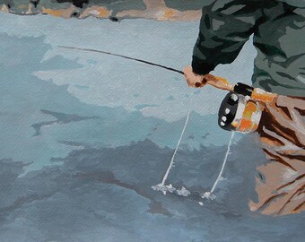 Fly Fishing- Outdoor Print