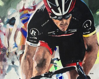 Dropping the Hammer - Cycling Sports Print