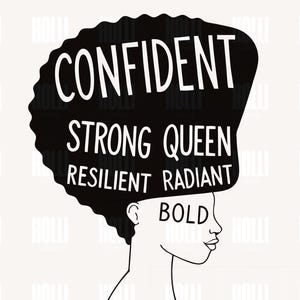 Afro Queen SVG PNG, Black Woman Silhouette, Black Girl Magic, Black Woman SVG, Boss Lady svg, Black Lives Matter, Afro Woman Clipart