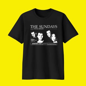 Vintage Style The Sundays T Shirt Men Woman Unisex Clothing