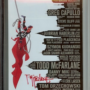 スポーン #312 ヴァージン スカイライン ヴァリアント CGC 9.6 トッド・マクファーレン直筆サイン入り