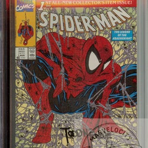デパートメントオブ・トゥルース#10 サイン入り CGC 9.8 アメコミリーフ SPIDER-MAN #1 Torment Green Variant CGC 9.8 Signed Todd Mcfarlane