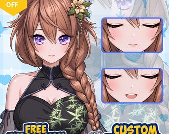 Modèle PNGtuber personnalisé : Commission d'avatar PNGtuber en streaming