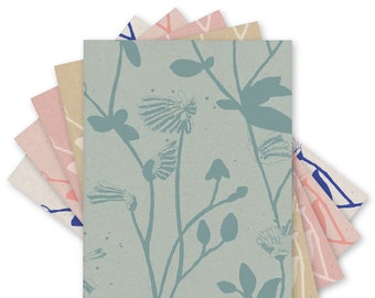 SAMPLES Feather Plant Wallpaper, Vine Wallpaper, Upward Growing Plant Wallpaper, Vine Wall Art, Retro vintage wallpaper, Botanical Wall Art