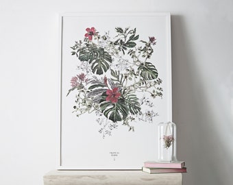 Tropical Bloom Giclée Floral Print Seasons Collection