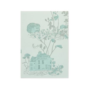 SAMPLES Classic Woodlands Wallpaper A4 Blue