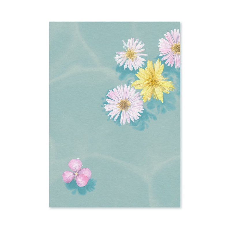 SAMPLES Floral Bath Mural Wallpaper image 2