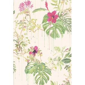 SAMPLES Seasons Spring Wild Rain Wallpaper Sample 1 Repeat