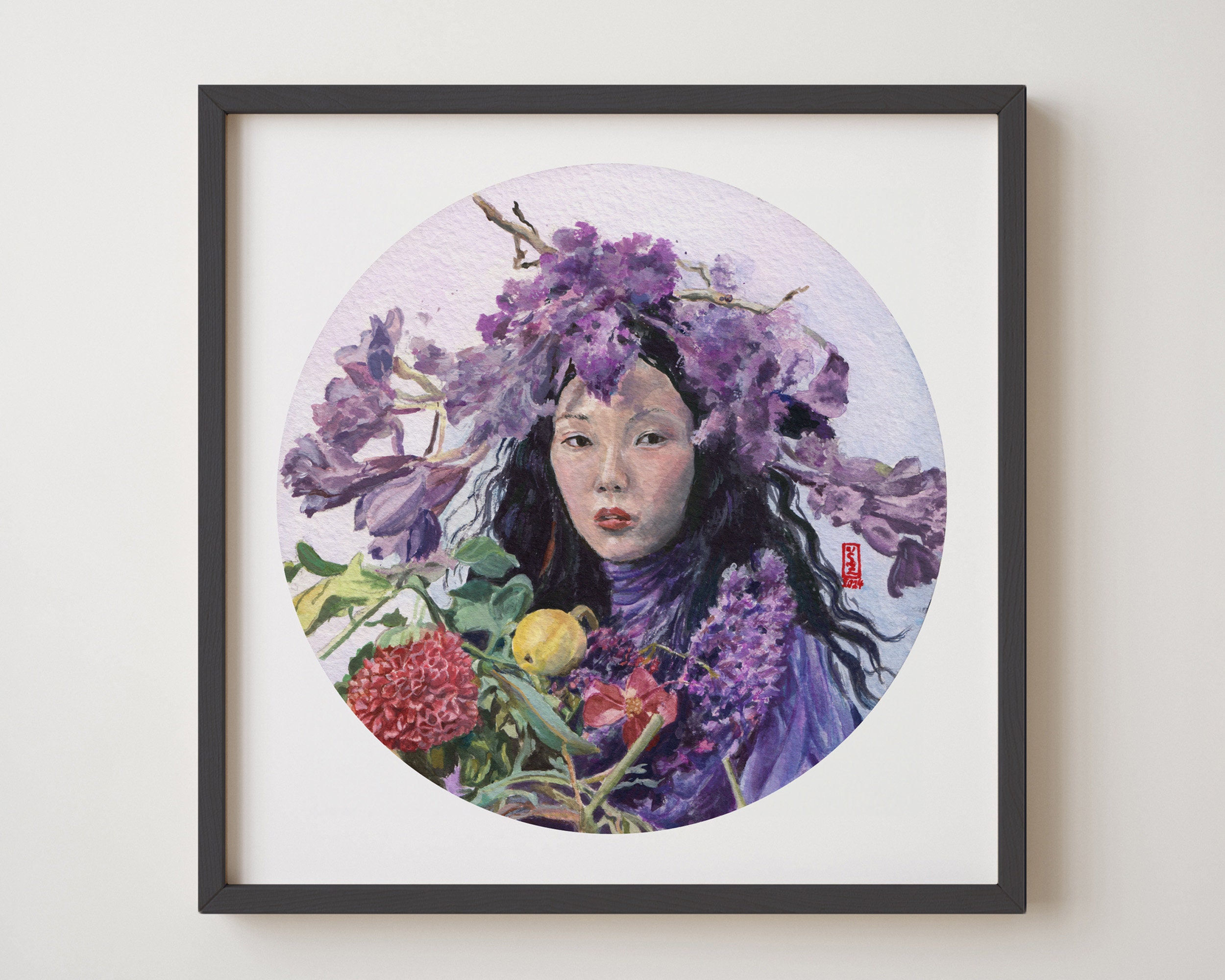 The Flower Bather Limited Edition Giclée Print