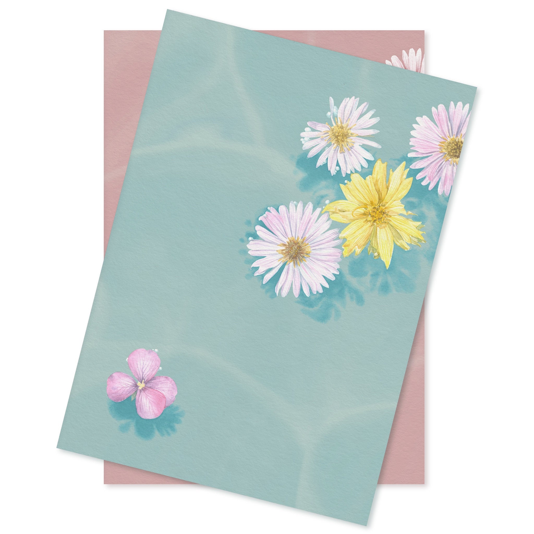 SAMPLES Floral Bath Mural Wallpaper - Etsy Canada