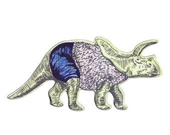 Triceratops With Jumper Magnet