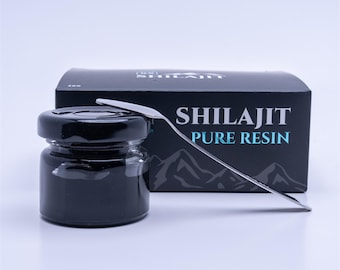 Pure Resin Shilajit - Lab Tested - 75% Fulvic Acid - Canadian Owned | Natural Supplement | Energy Booster | Mental Clarity | Reduce Stress